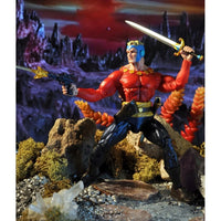 Flash Gordon King Features Original Superheroes NECA 7-Inch Action Figure new in box with sword and blaster accessory