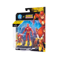 DC x Sonic the Hedgehog Sonic as The Flash & The Flash 2-Pack Action Figures - Heroic Crossover Collectibles new in box by Jakks Pacific