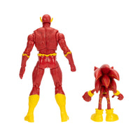 DC x Sonic the Hedgehog Sonic as The Flash & The Flash 2-Pack Action Figures - Heroic Crossover Collectibles by Jakks Pacific new in box