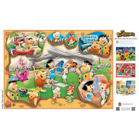 The Flintstones - Yabba Dabba Doo 1000 Piece Jigsaw Puzzle Masterpieces by Master Pieces featuring classic cartoon characters in Bedrock setting