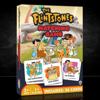 The Flintstones Memory-Matching 36 Card Family of Bedrock Game Master Pieces by Master Pieces packaging front view