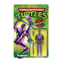 Packaged Foot Ninja Teenage Mutant Ninja Turtles ReAction+ Action Figure by Super7 with Ninja Sword 3.75-Inch