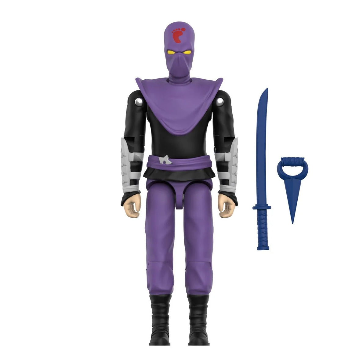 Foot Ninja Teenage Mutant Ninja Turtles ReAction+ Action Figure by Super7 with Ninja Sword 3.75-Inch