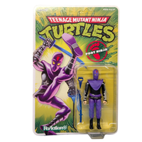 Foot Ninja Teenage Mutant Ninja Turtles ReAction+ Action Figure by Super7 with Ninja Sword 3.75-Inch