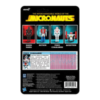 Micronauts Force Commander 3 3/4-Inch ReAction+ Figure – New In Box vintage collectible by Super7 on black packaging card.