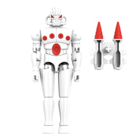 Micronauts Force Commander 3 3/4-Inch ReAction+ Figure – Vintage-Inspired Collectible Action Figure by Super7 new in box white and red