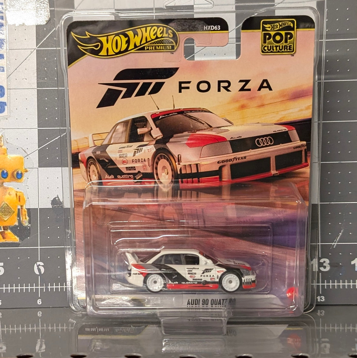 Forza Motorsports Audi 90 Quattro 1:64 Scale Hot Wheels Premium Pop Culture Diecast Car by Mattel, new collectible model