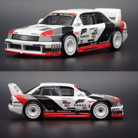 Forza Motorsports Audi 90 Quattro 1:64 Scale Hot Wheels Premium Pop Culture Diecast Car by Mattel in white, black, and red racing livery