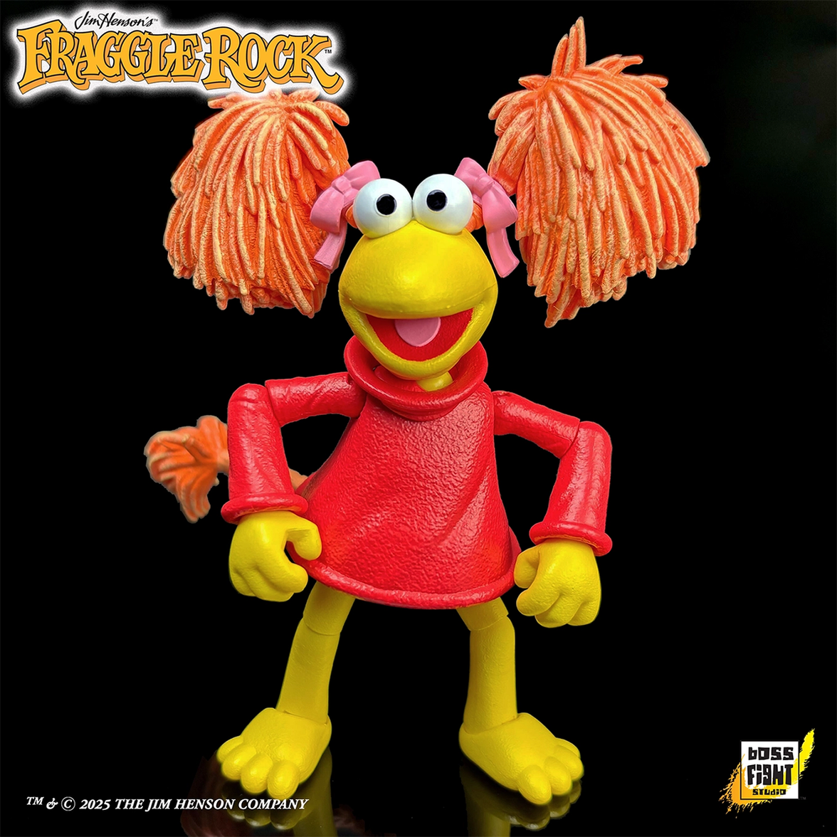 Fraggle Rock Red 6-Inch Action Figure Boss Fight Studio red character with orange hair and yellow hands