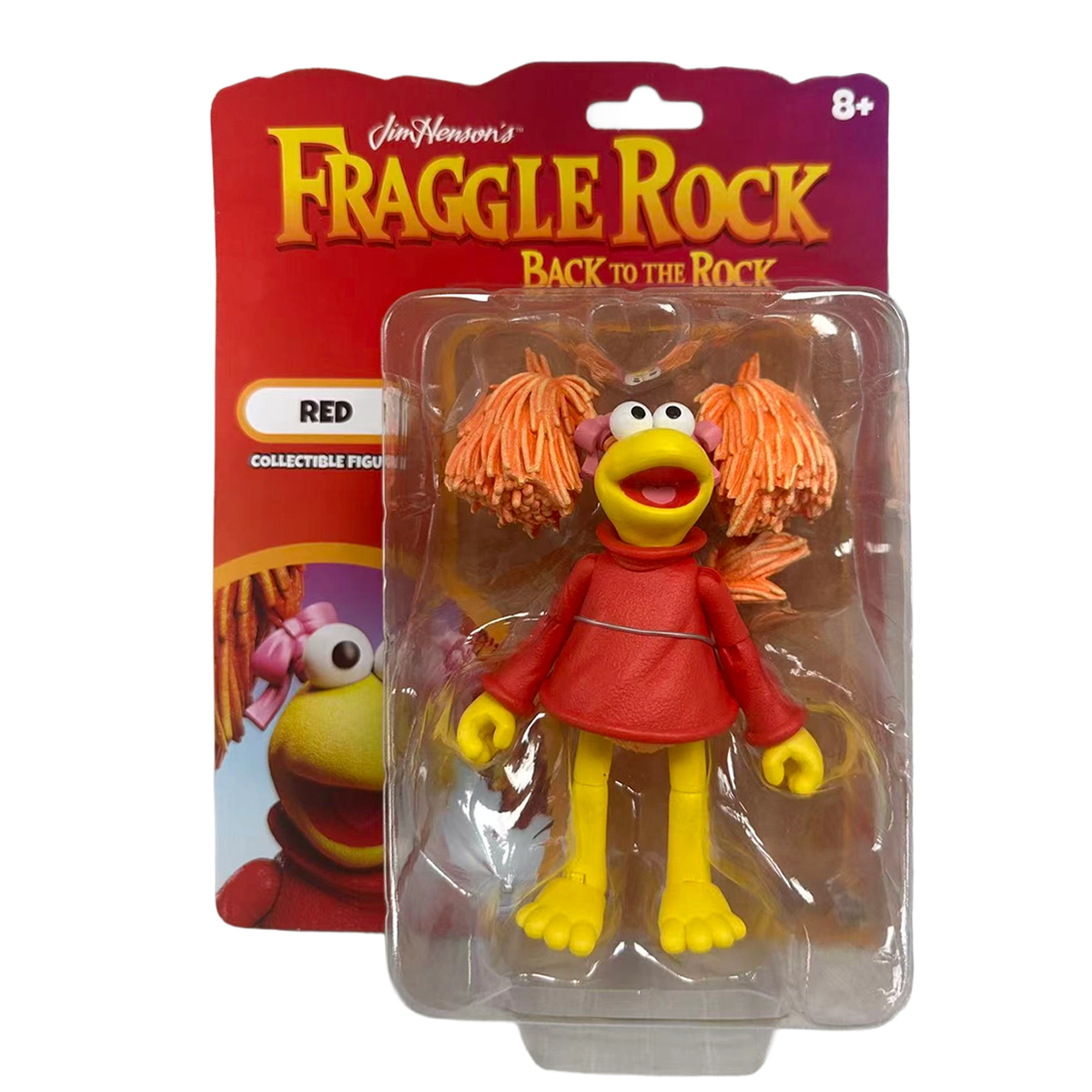 Fraggle Rock Red 6-Inch Action Figure Boss Fight Studio in original packaging