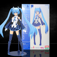 Hatsune Miku Frame Music Girl Snow Miku Another Color Ver Model Kit by Blokees new in box with blue and white outfit and long twin tails