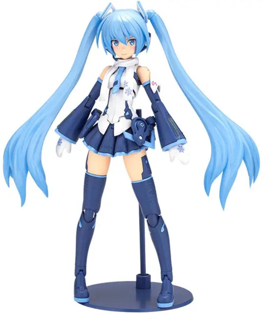 Hatsune Miku Frame Music Girl Snow Miku Another Color Ver Model Kit by Blokees new in box with blue hair and navy outfit