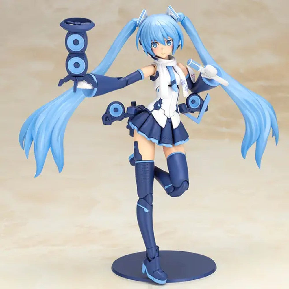 Hatsune Miku Frame Music Girl Snow Miku Another Color Ver Model Kit by Blokees new in box with blue twin tails and navy skirt