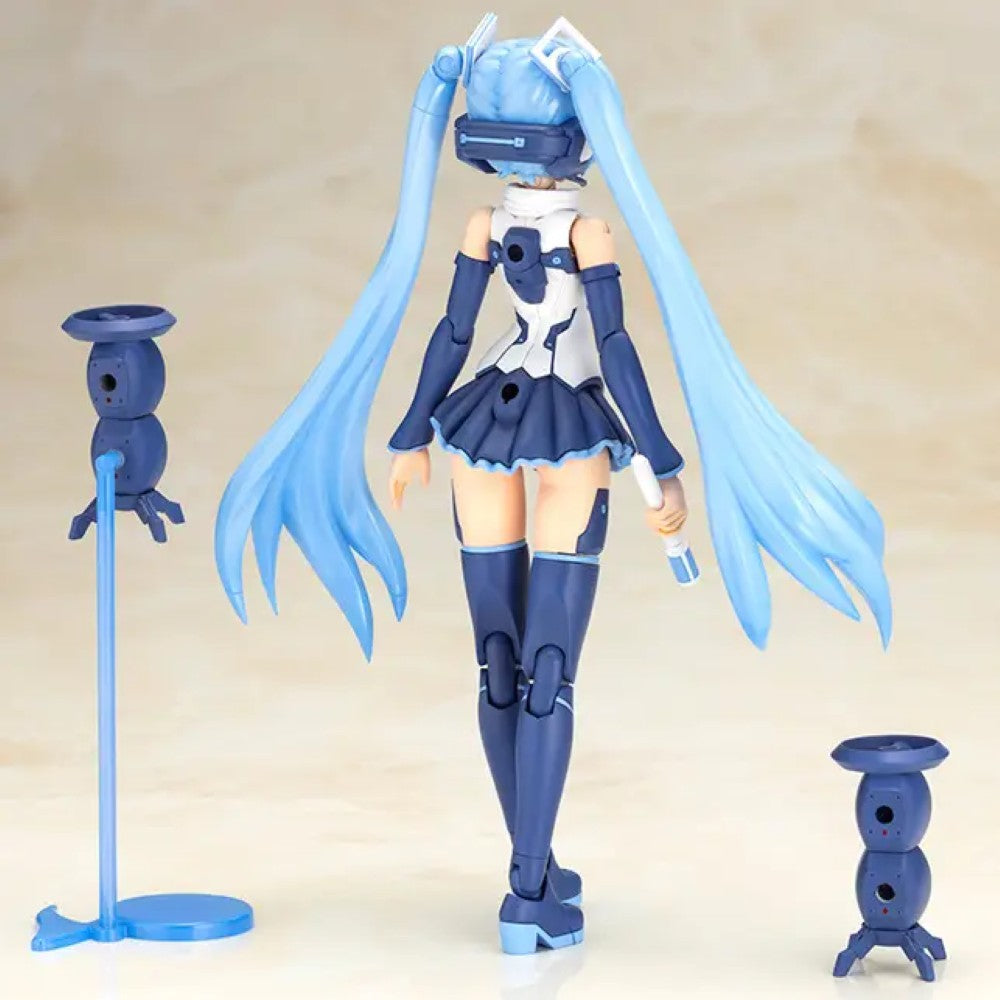 Hatsune Miku Frame Music Girl Snow Miku Another Color Ver Model Kit new in box by Blokees with navy and white outfit