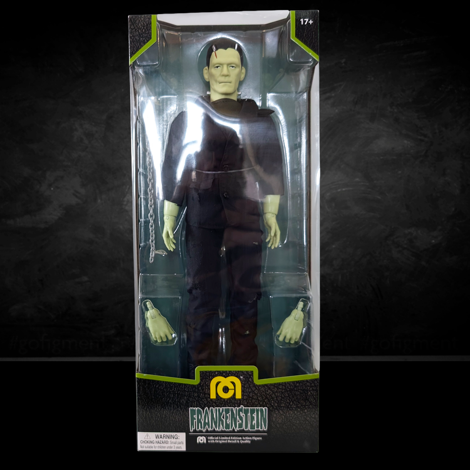 Frankenstein Universal Monsters XL Retro Style Articulated Mego Action Figure 8 inch collectible toy by Mego in packaging