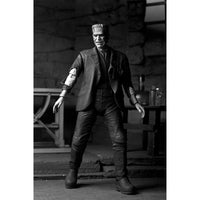 Frankenstein’s Monster B&W Bride of Frankenstein Ultimate Action Figure NECA 7” in black and white detailed sculpt new in box collectible
