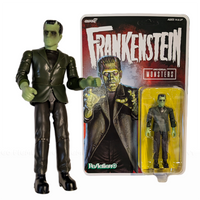 Frankenstein Universal Monsters Super7 ReAction+ 3.75-Inch Action Figure with classic packaging collectible toy