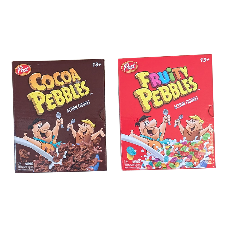 Fred Flintstone & Barney Rubble BUNDLE 1:12 Scale Action Figure - Premium Articulated Fruity Pebbles Jada Toys