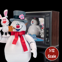 Frosty the Snowman 1:12 Scale Action Figure Jada Toys Holiday Collectible new in box by Super7 with rabbit companion