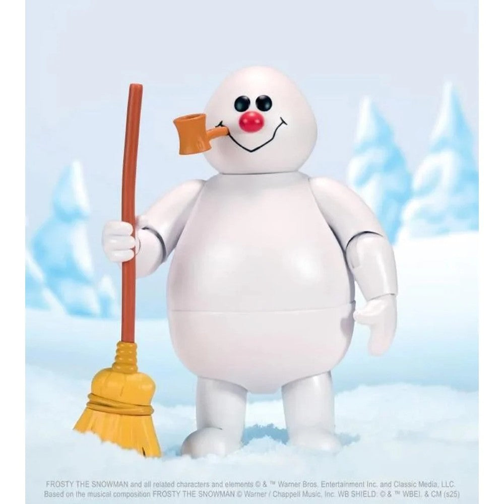 Frosty the Snowman 1:12 Scale Action Figure Jada Toys Holiday Collectible by Super7 new in box with broom and pipe accessory