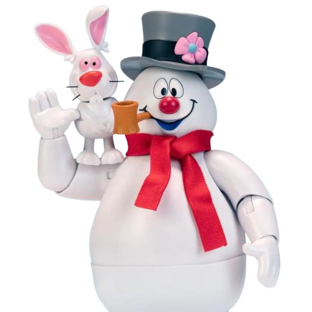 Frosty the Snowman 1:12 Scale Action Figure Jada Toys Holiday Collectible new in box by Super7 with rabbit accessory