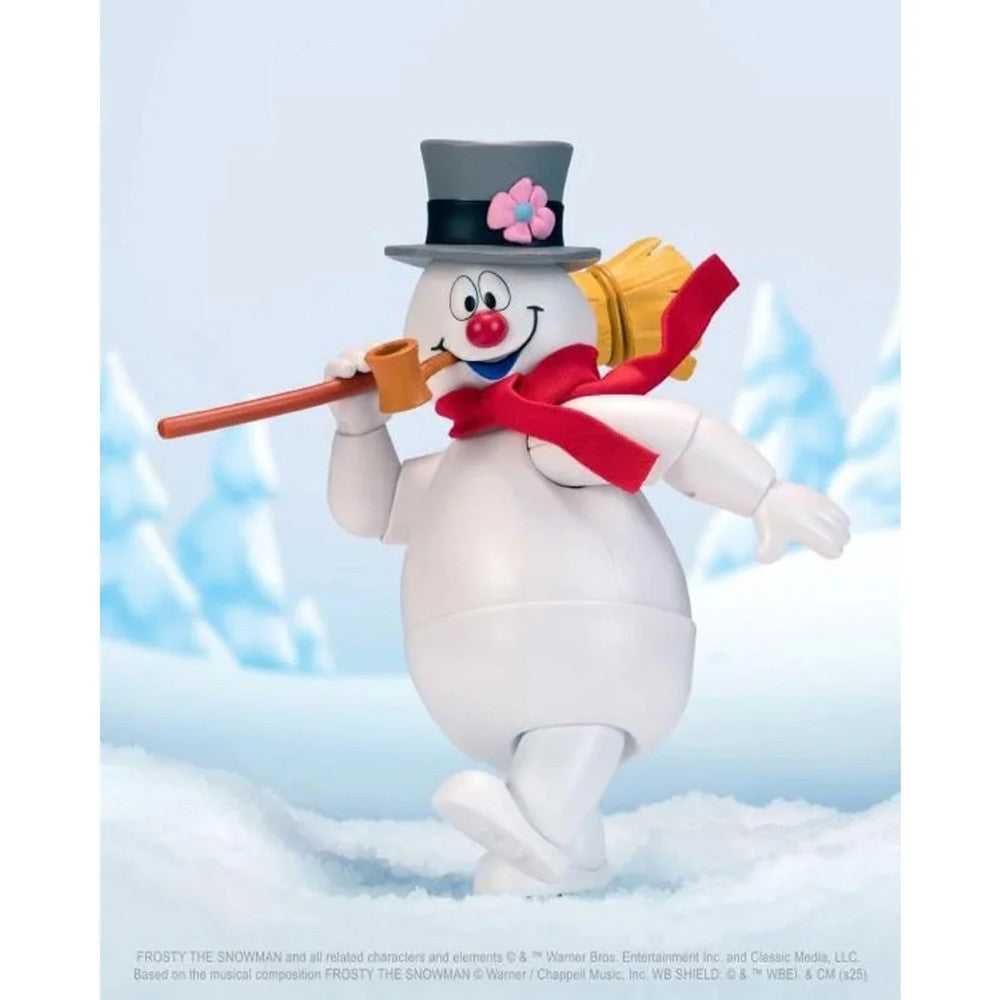Frosty the Snowman 1:12 Scale Action Figure Jada Toys Holiday Collectible new in box by Super7 with broom accessory