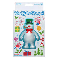 Super7 Frosty the Snowman ReAction candy box inspired 3.75 inch holiday action figure in decorated packaging