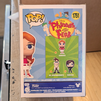 Candace Phineas and Ferb Funko Pop! Vinyl Figure #1751 collectible box featuring character art and series info by FUNKO.