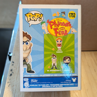 Dr. Doofenshmirtz Funko Pop #1752 - Phineas and Ferb Vinyl Figure GoFigment in box with character art and Funko branding.