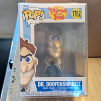 Dr. Doofenshmirtz Funko Pop #1752 - Phineas and Ferb Vinyl Figure GoFigment by FUNKO in window display box packaging