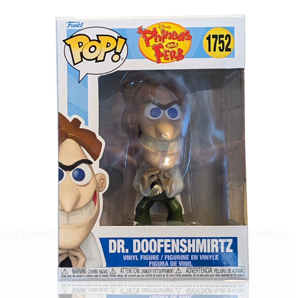 Dr. Doofenshmirtz Funko Pop #1752 - Phineas and Ferb Vinyl Figure GoFigment collectible toy by FUNKO in packaging