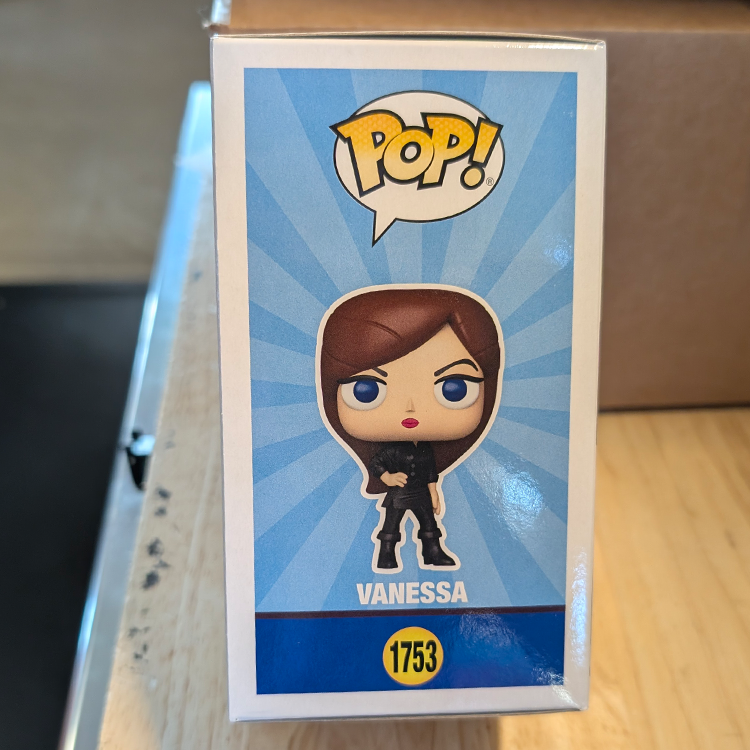 Vanessa Phineas and Ferb Funko Pop Vinyl Figure 1753 Disney Collectible by FUNKO in packaging box side view
