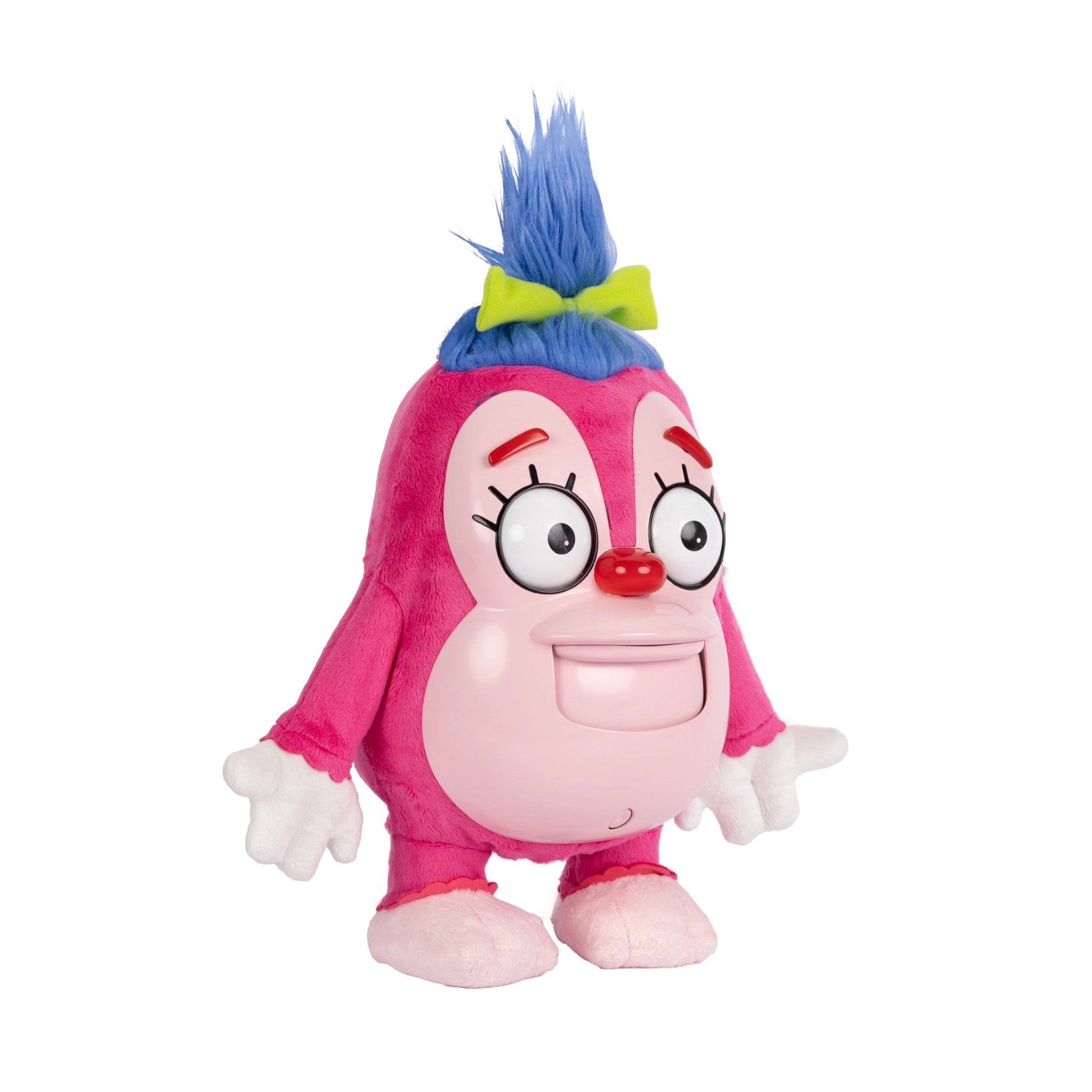 The Simpsons Talking Funzo Doll by Jakks Pacific - 14-Inch Feature Plush with blue hair and pink body