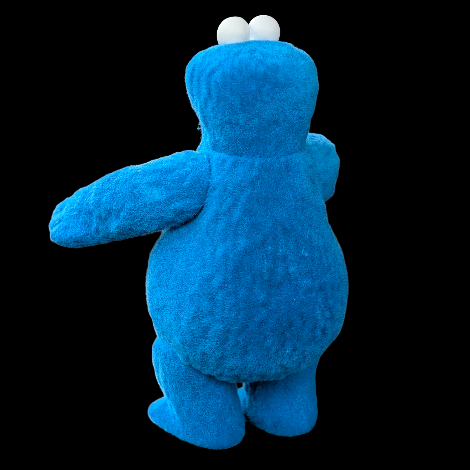 Cookie Monster Fuzzy ReAction Figure – Sesame Street 3.75" Super7 Collectible NIB with textured blue fuzz material