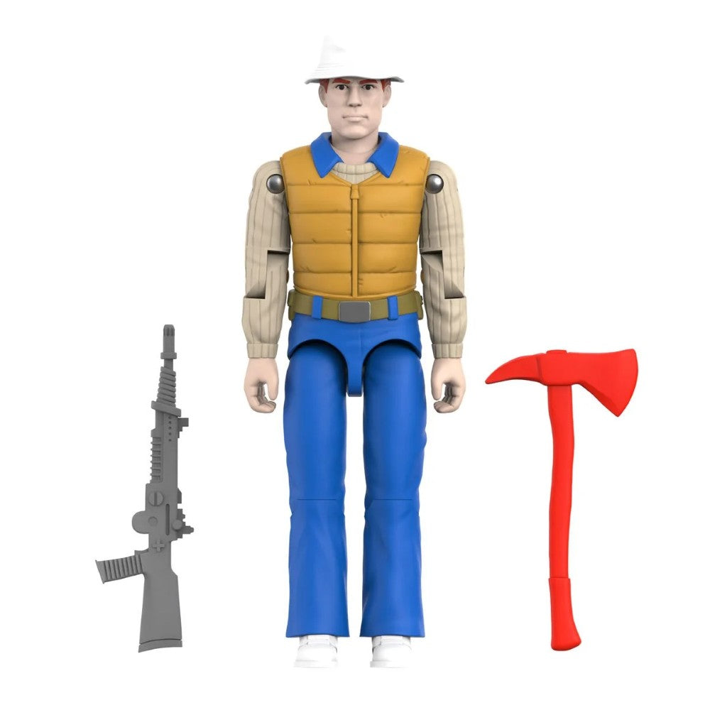 Deep Six GI Joe Comic ReAction Plus 3 3/4-Inch Action Figure by Super7 with rifle and red axe accessories.