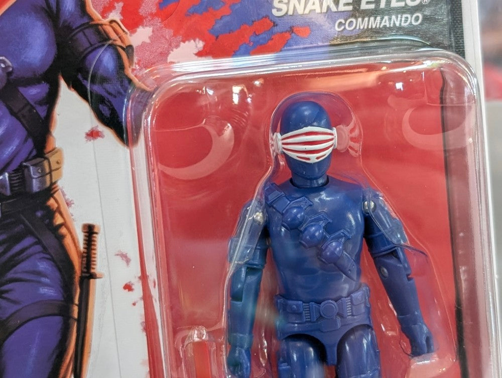G.I. Joe Snake Eyes (America's 250th Anniversary) 3 3/4-Inch ReAction+ Figure by Super7 new in box collectible toy