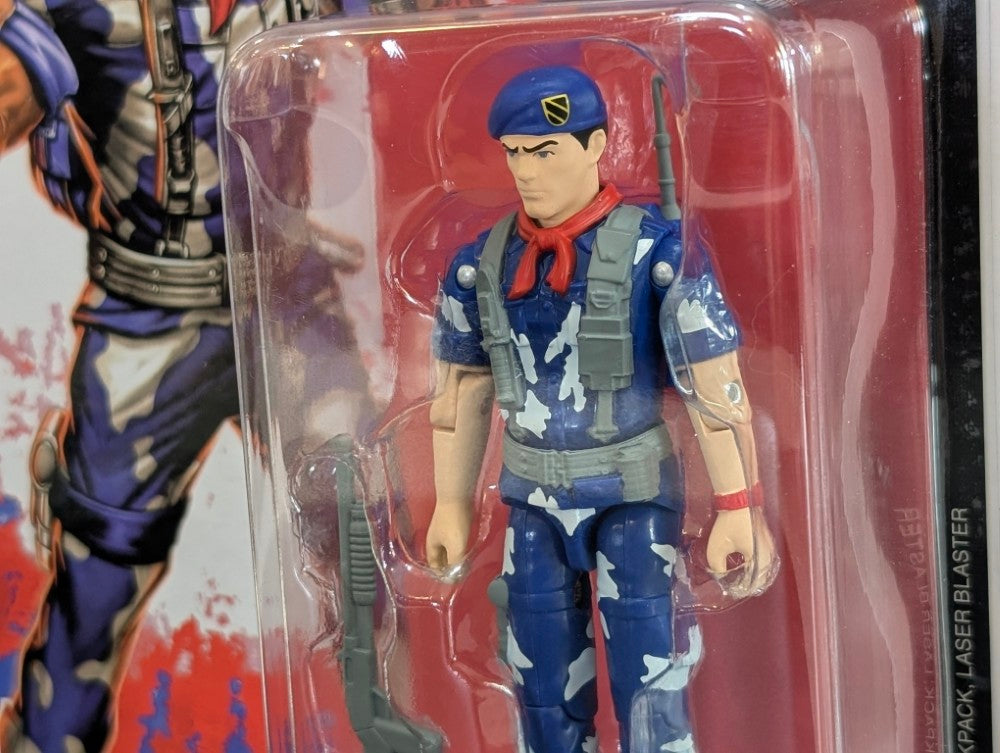 G.I. Joe Lt. Falcon (America's 250th Anniversary) 3 3/4-Inch ReAction+ Figure by Super7 in new packaging with rifle accessory