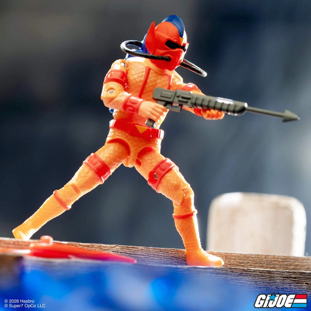 Hydro-Viper G.I. Joe ReAction+ Wave 7 Cobra Underwater Elite Action Figure by Super7 new in box collectible