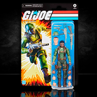 Hasbro G.I. Joe Trooper 6-inch action figure in retro cardback packaging with multiple weapons and accessories