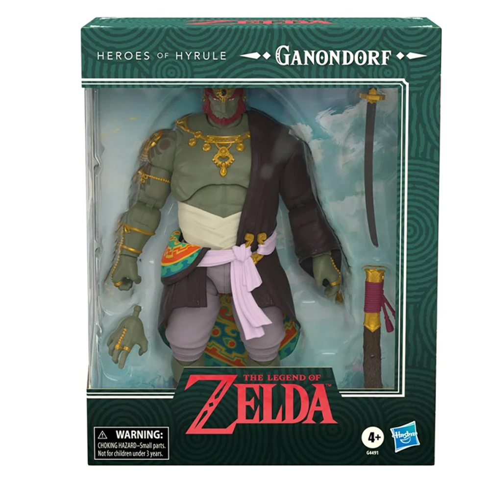 Ganondorf - The Legend of Zelda Heroes of Hyrule Tears of the Kingdom Deluxe Action Figure by Go Figment in collector packaging
