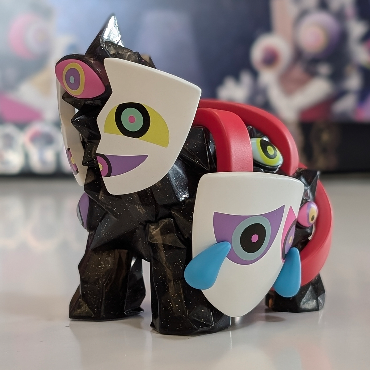 Abstracting Gangle - 3.5 inch Action Figure (The Digital Circus) by Glitch Productions, abstracted Gangle figure