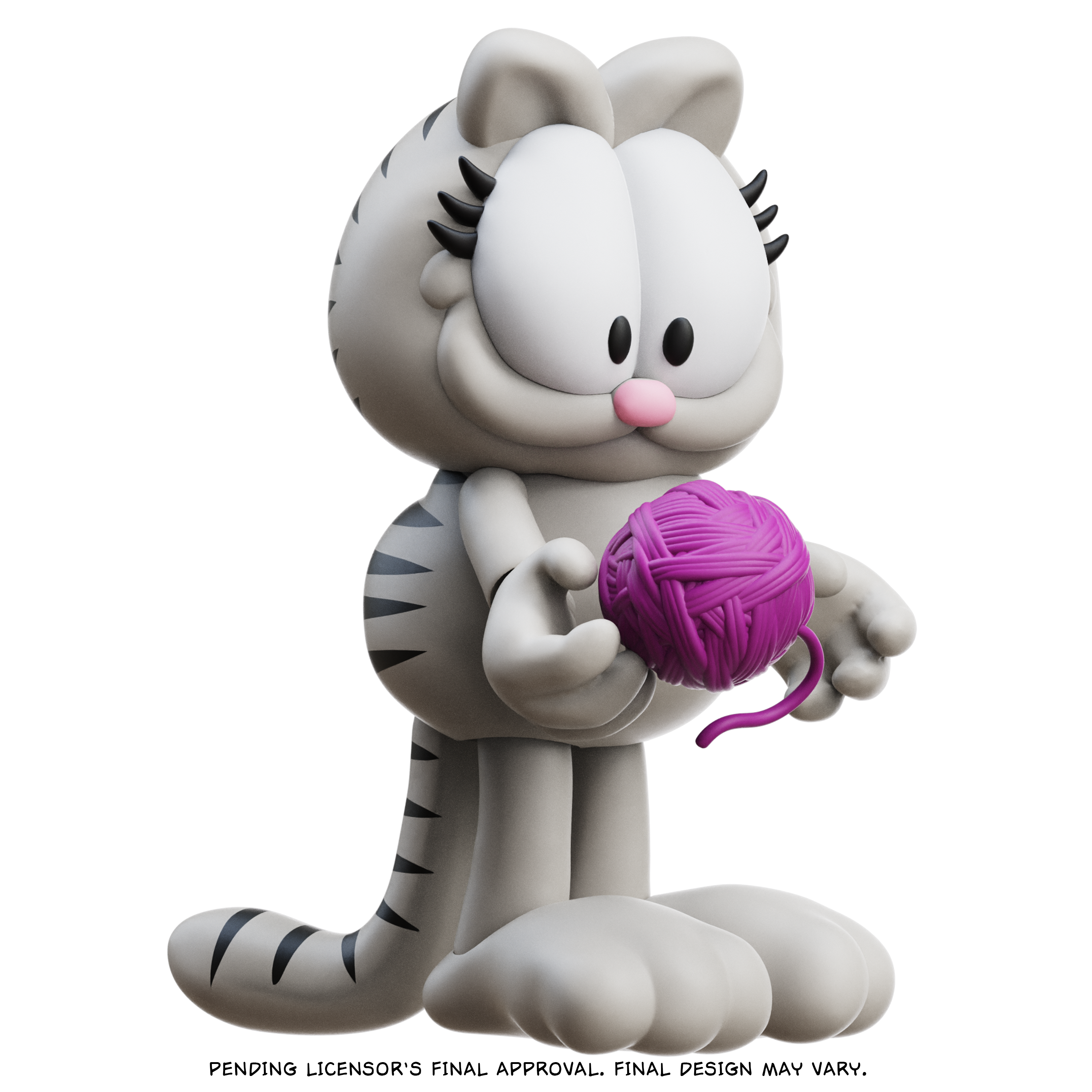 Garfield Wave 1 Nermal Action Figure - 17 Points of Articulation with Yarn & Mail Box by Boss Fight Studio Llc new in box