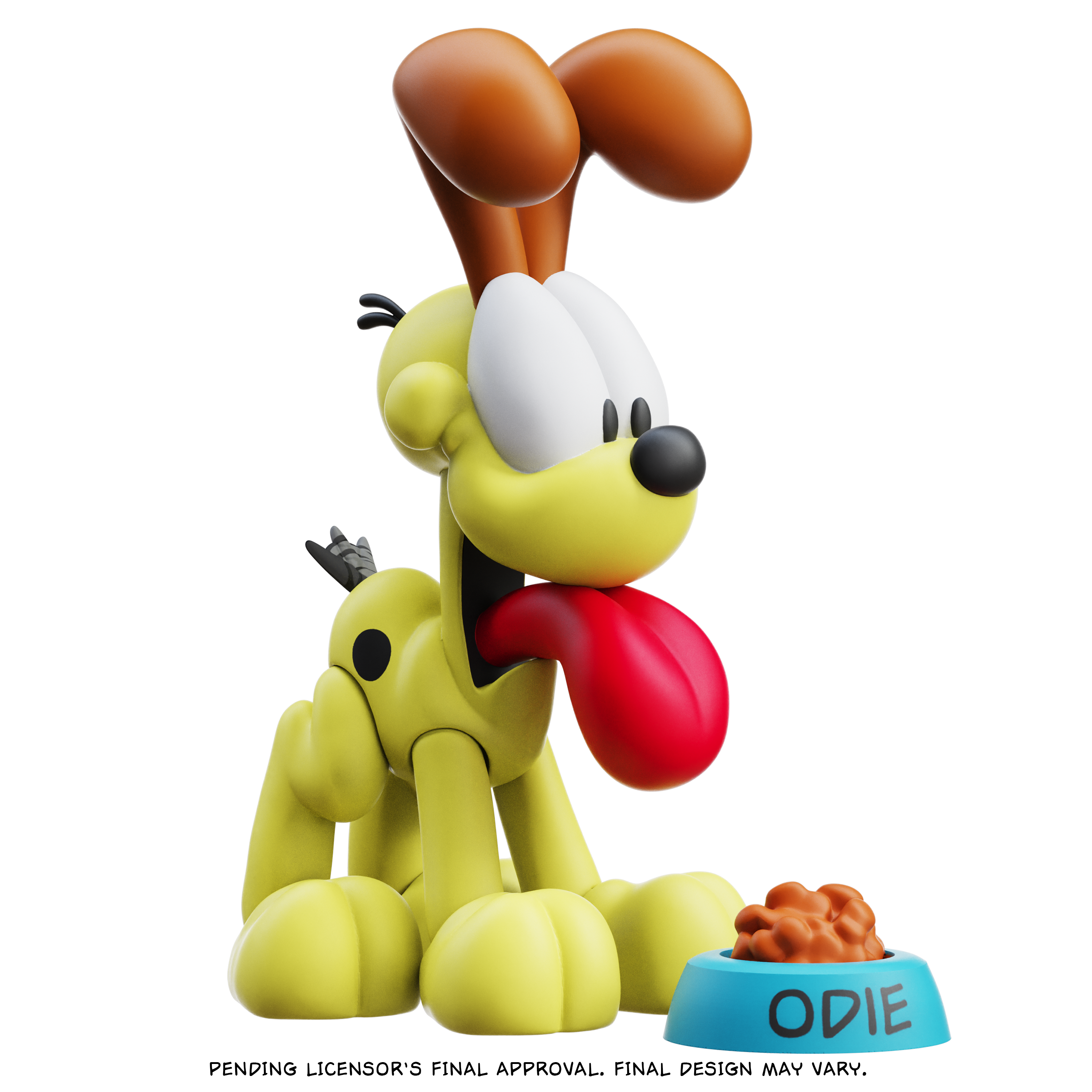 Garfield Wave 1 Odie Action Figure - 17 Points of Articulation with Accessories - Classic Comic Dog Collectible by Boss Fight Studio Llc new in box