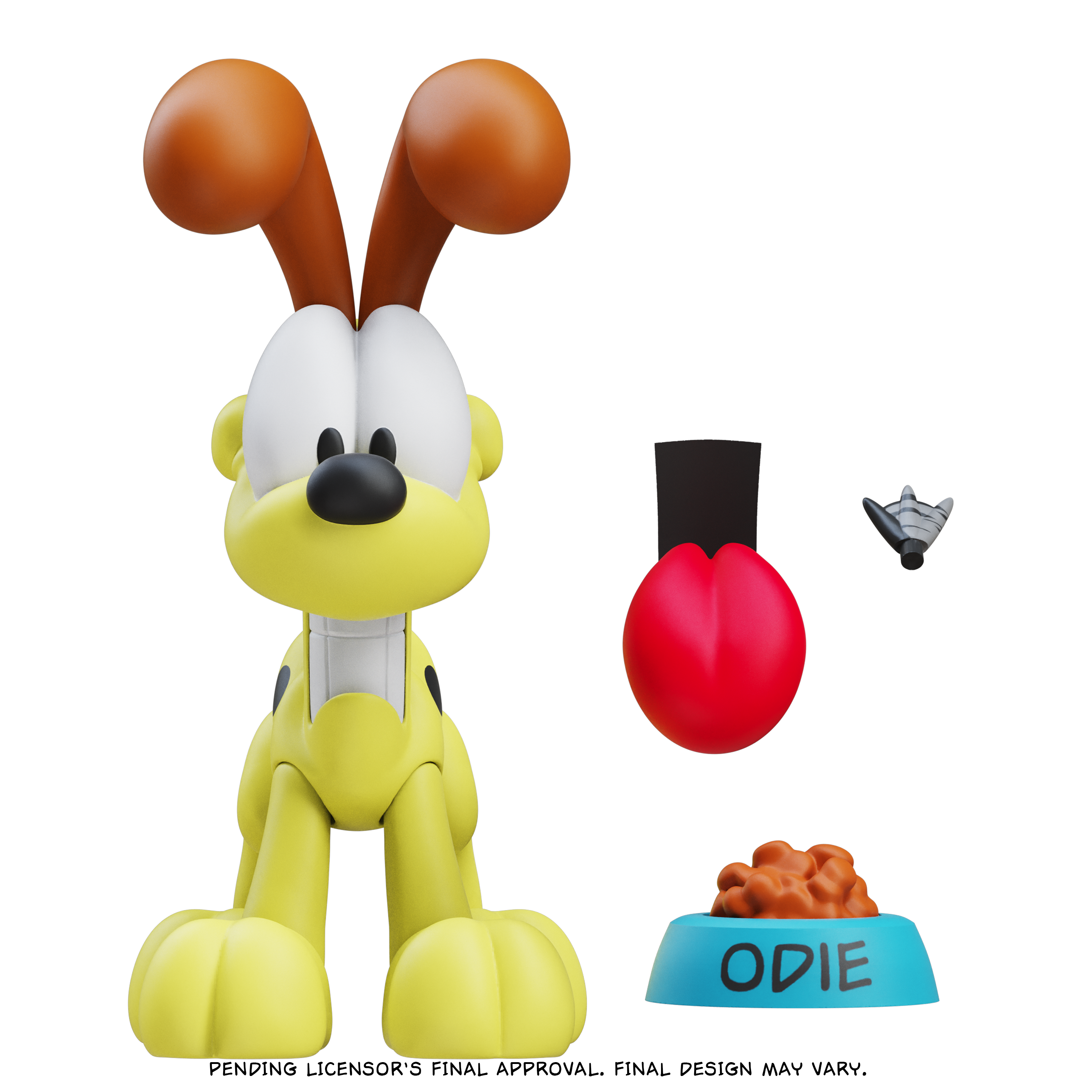 Garfield Wave 1 Odie Action Figure - 17 Points of Articulation with Accessories by Boss Fight Studio Llc new in box