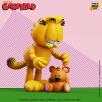 Garfield Action Figure - 25 Points of Articulation with Lasagna & Pooky - Classic Comic Cat Collectible by Boss Fight Studio Llc new in box