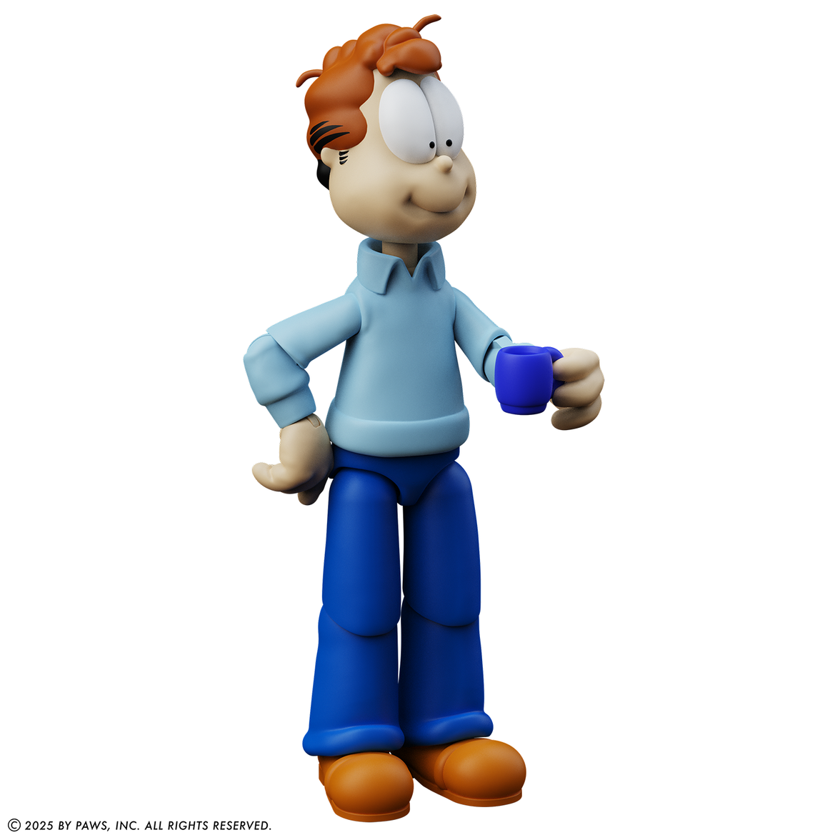 Jon Arbuckle Garfield Wave 2 Deluxe Action Figure - 24 Points of Articulation with Swappable Eyes & Accessories by Boss Fight Studio Llc new in box