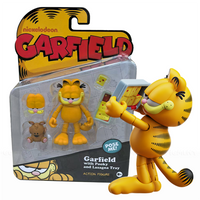 Garfield Odie and Nermal 3 Pack Wave 1 Action Figure Lot 17 Points of Articulation by Boss Fight Studio Llc