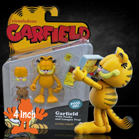 Garfield Action Figure - 25 Points of Articulation with Lasagna & Pooky - Classic Comic Cat Collectible by Boss Fight Studio Llc