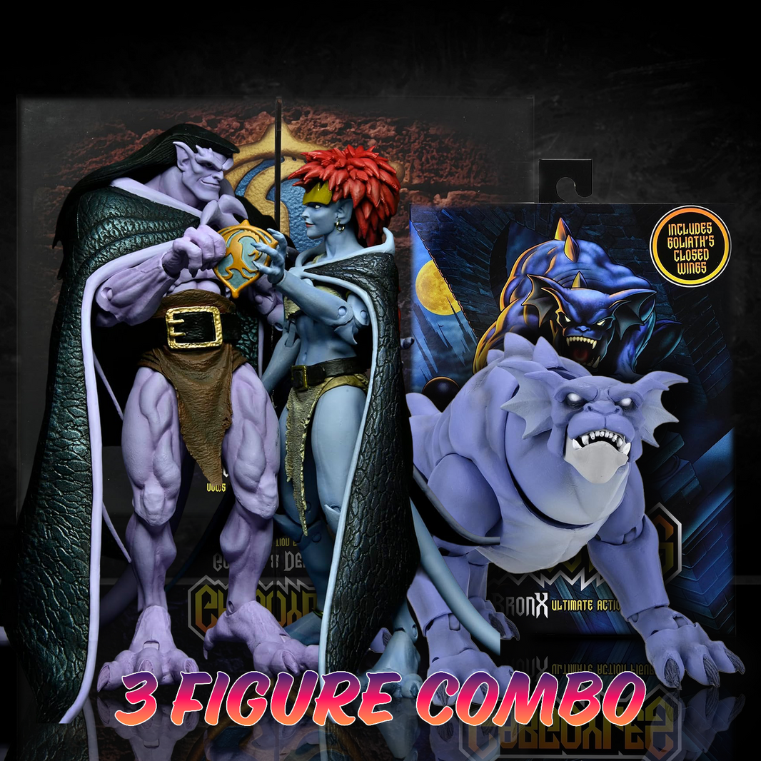 NECA Gargoyles Ultimate Bronx 7" Figure & Vows Goliath Demona 2-Pack Combo New featuring detailed collectible figures by Neca