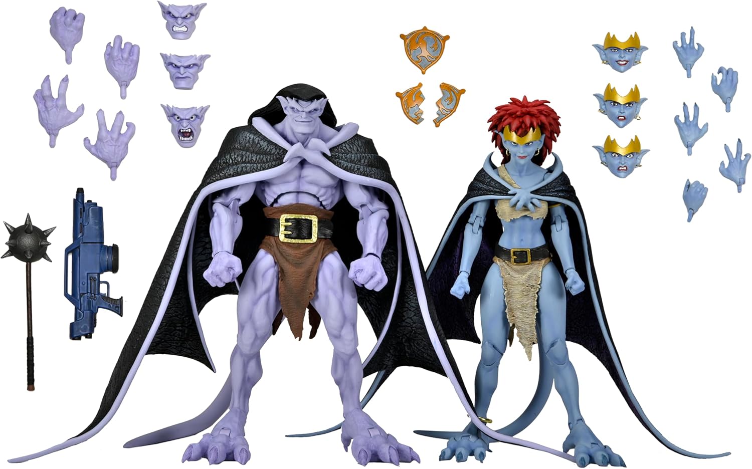 NECA Gargoyles Ultimate Bronx 7" Figure & Vows Goliath Demona 2-Pack Combo New with articulated figures and extra hands by Neca